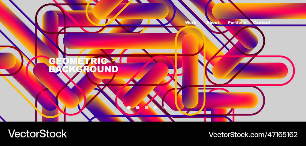 Trendy color overlapping lines abstract background Trendy color overlapping lines abstract background Vector Image