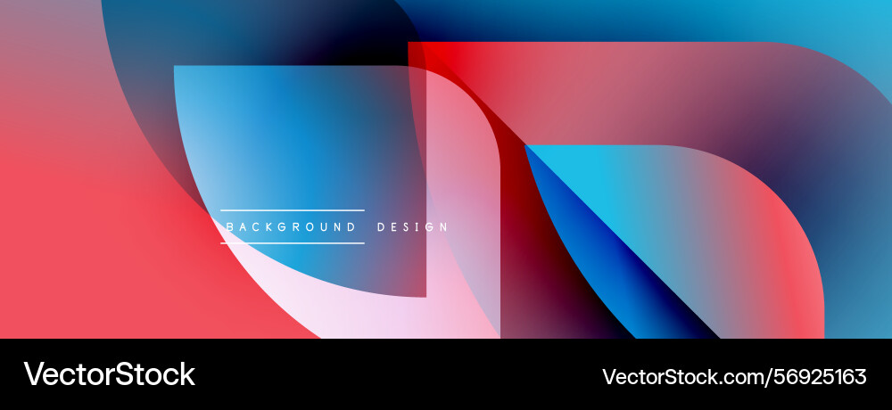 Abstract fluid shapes overlap creating vibrant Abstract fluid shapes overlap creating vibrant vector image