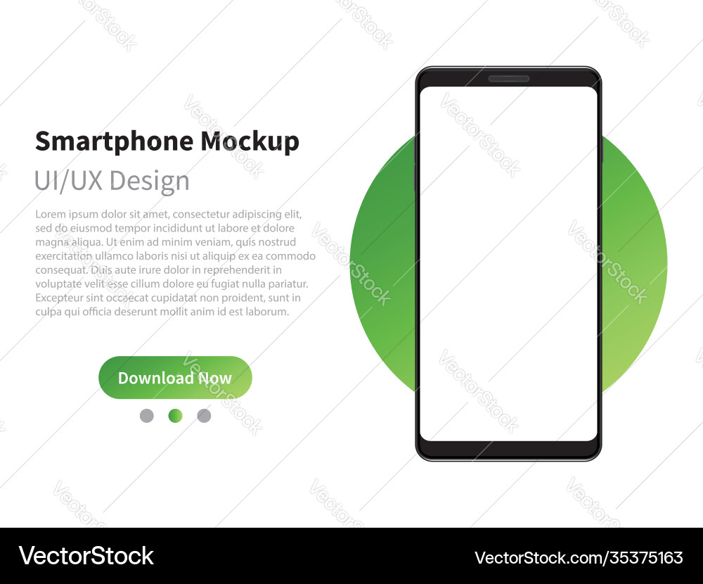 Device ui ux mockup for presentation template Device ui ux mockup for presentation template vector image
