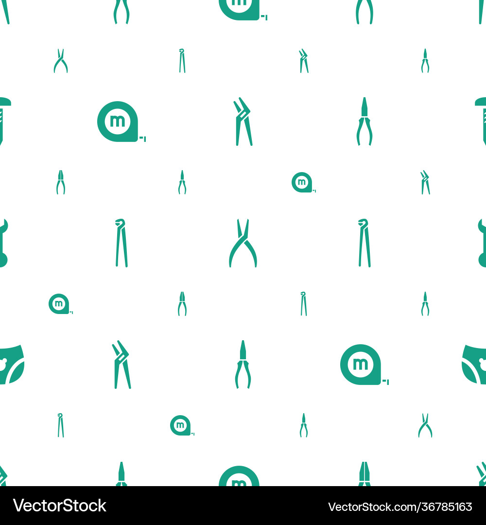 Fix icons pattern seamless white background Vector Image
