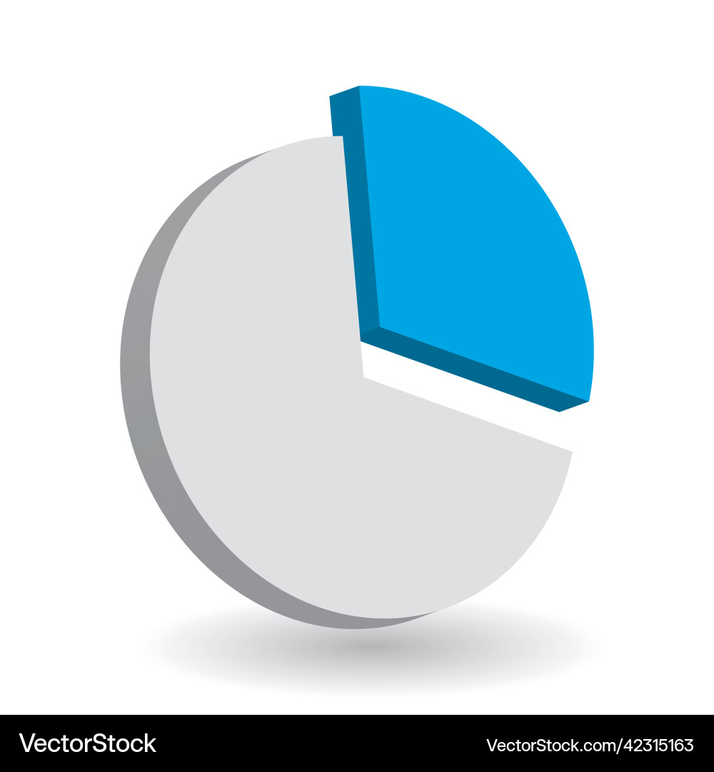 Pie chart design element Pie chart design element Vector Image