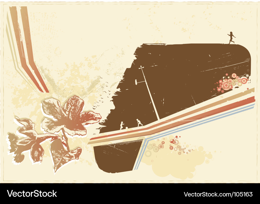 Retro background Vector Image