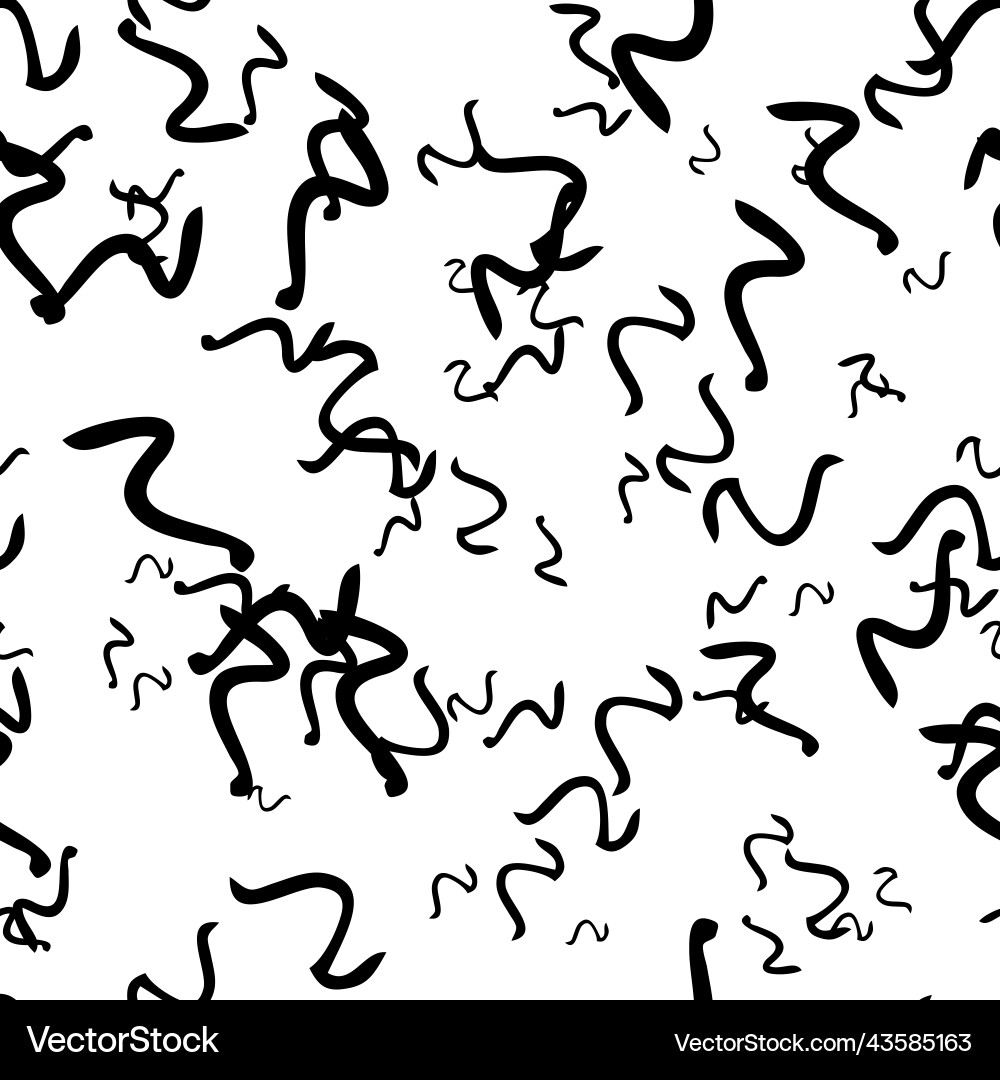 Seamless pattern with sketch squiggle Seamless pattern with sketch squiggle Vector Image