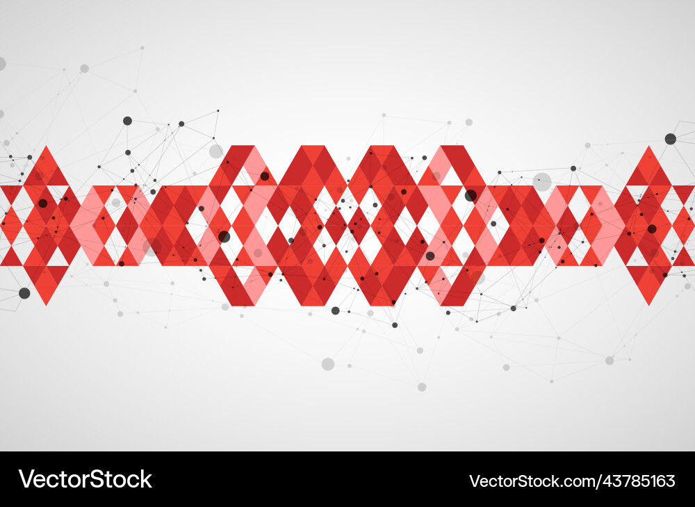 Template for science and technology presentation Template for science and technology presentation vector image