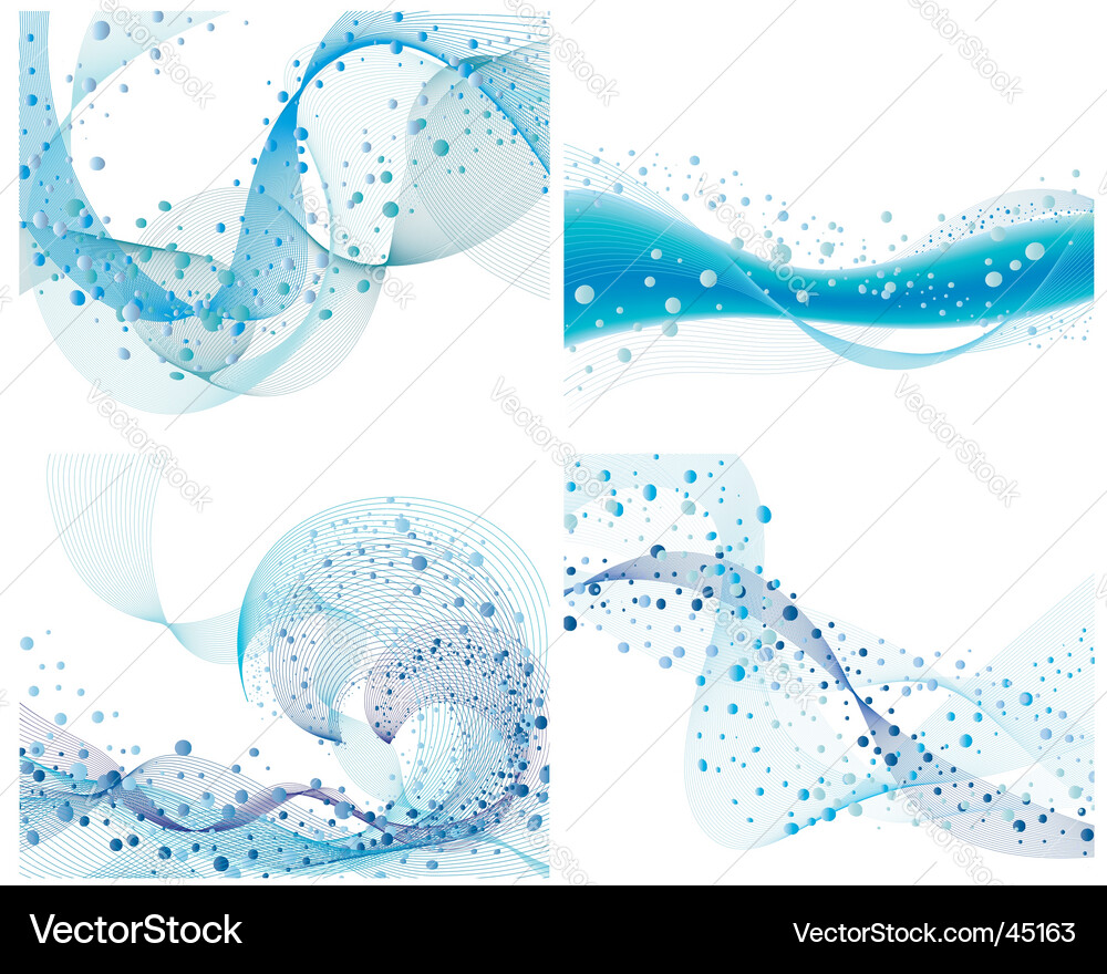 Water Ripple Backgrounds vector image