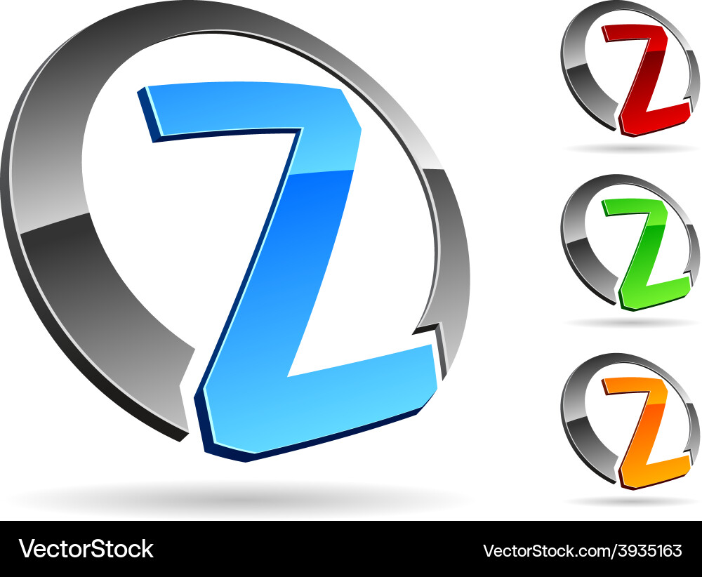 Z Symbol Logo Vector Image