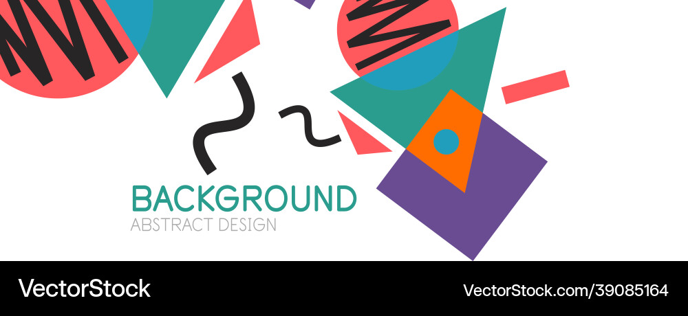 Abstract background blocks lines triangles Abstract background blocks lines triangles vector image