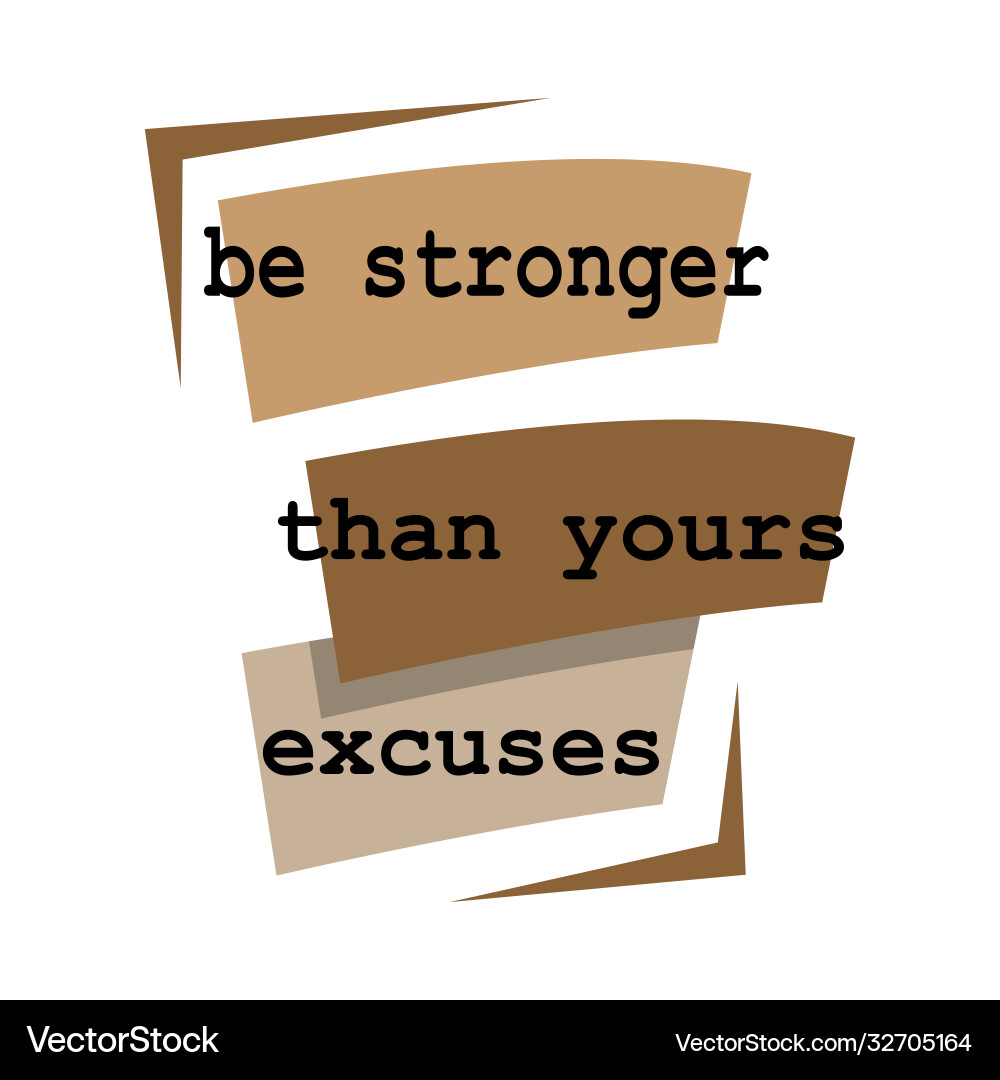 Motivation quote on square shape block background Vector Image
