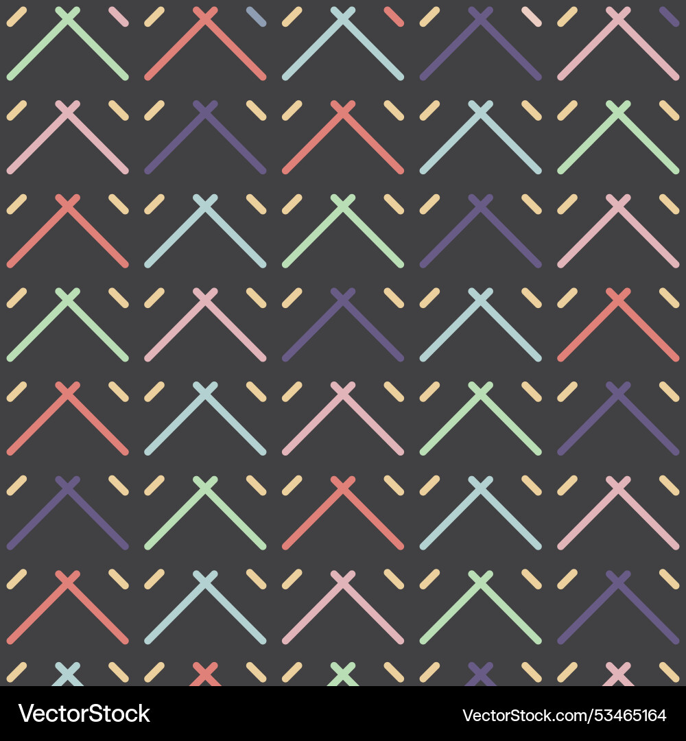 Seamless triangle stripe background element Vector Image
