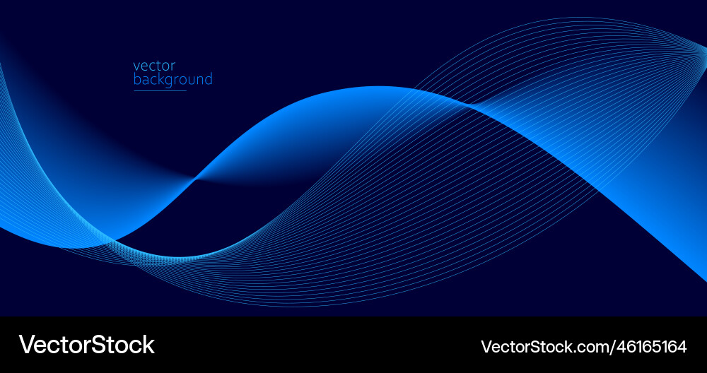 Smooth flow of wavy shape with gradient abstract Smooth flow of wavy shape with gradient abstract Vector Image