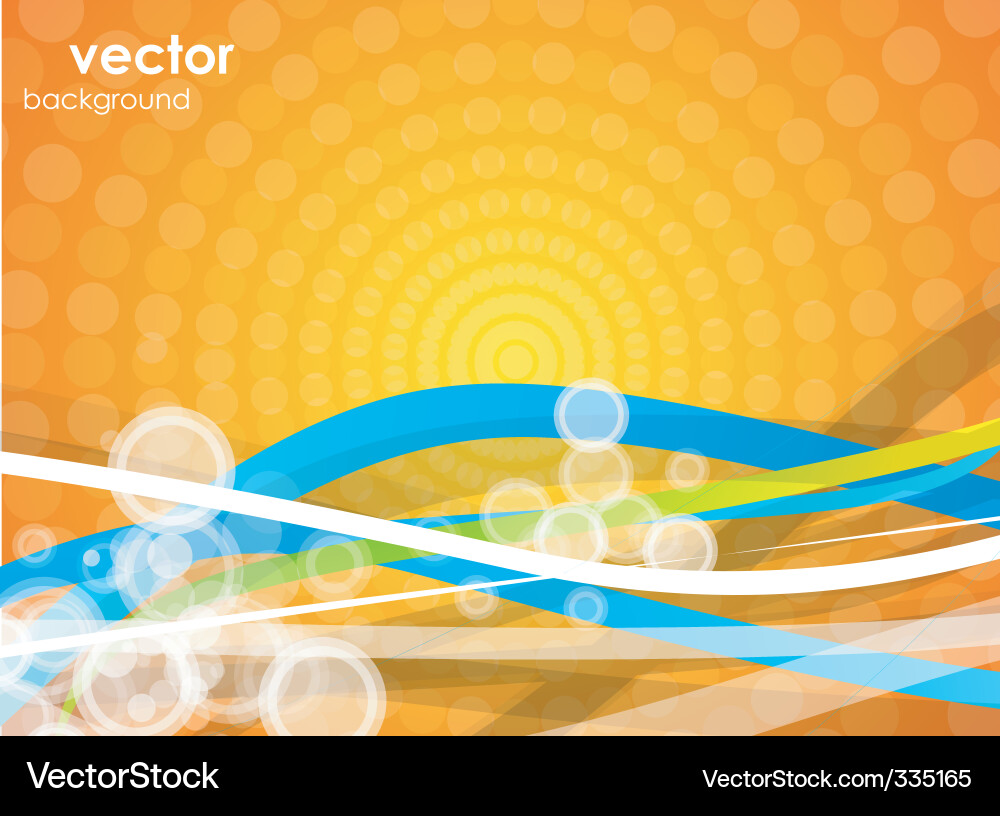 Dynamic Abstract Background Vector Image