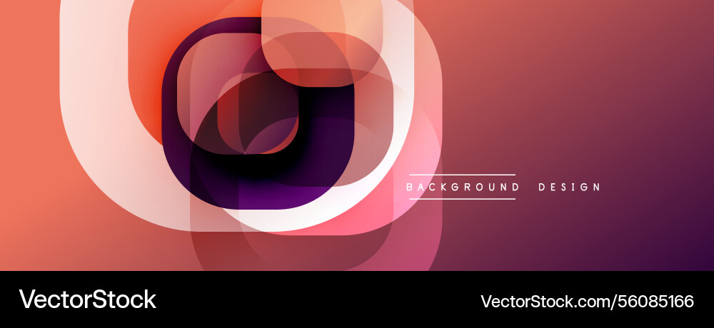 Abstract background with layered translucent Vector Image