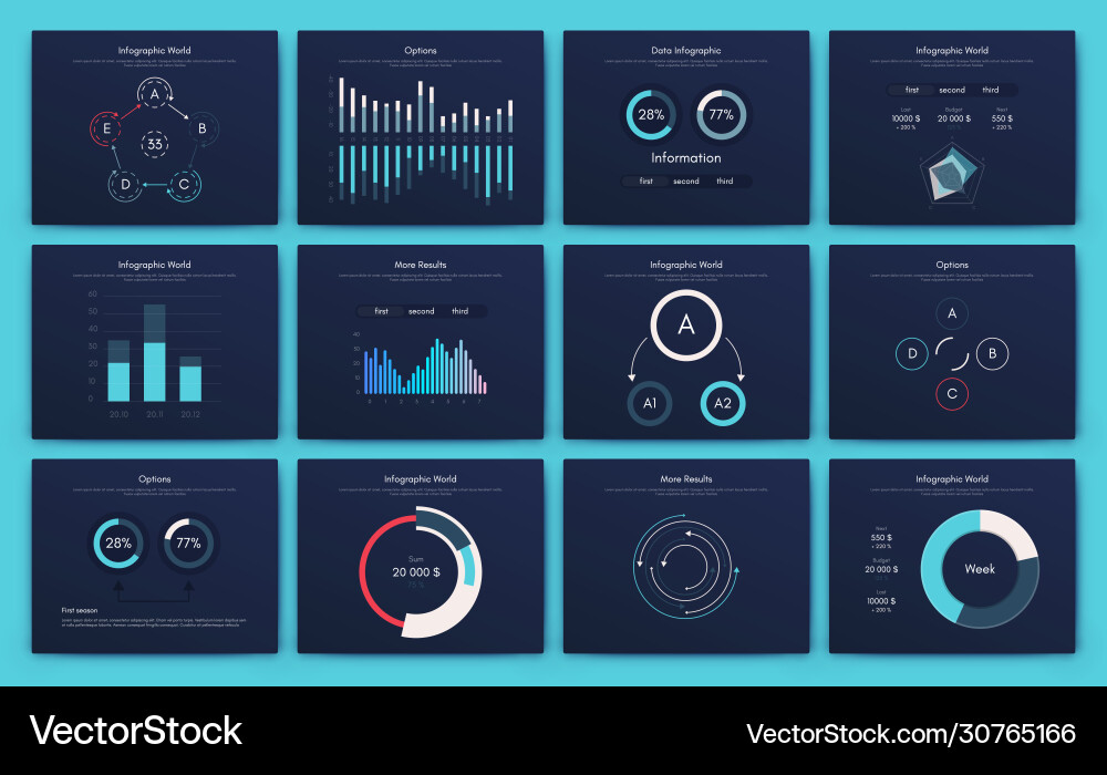 Big Set Infografiken Elemente eps10 Stock Big Set Infografiken Elemente eps10 Stock vektorbild