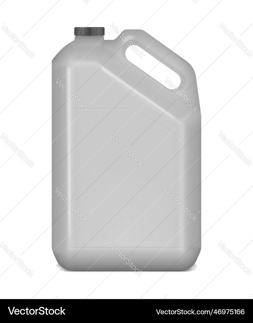 Blank plastic canister mockup jerry can mock-up Blank plastic canister mockup jerry can mock-up Vector Image