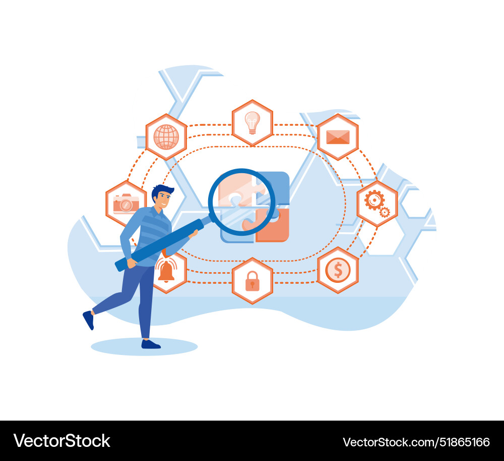Digital Transformation Concepts Vector Image