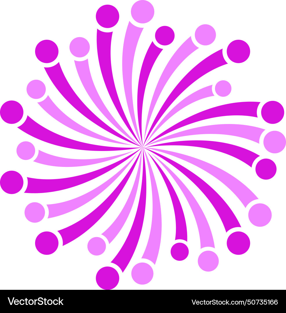 Firework color icon light explosion star burst Vector Image