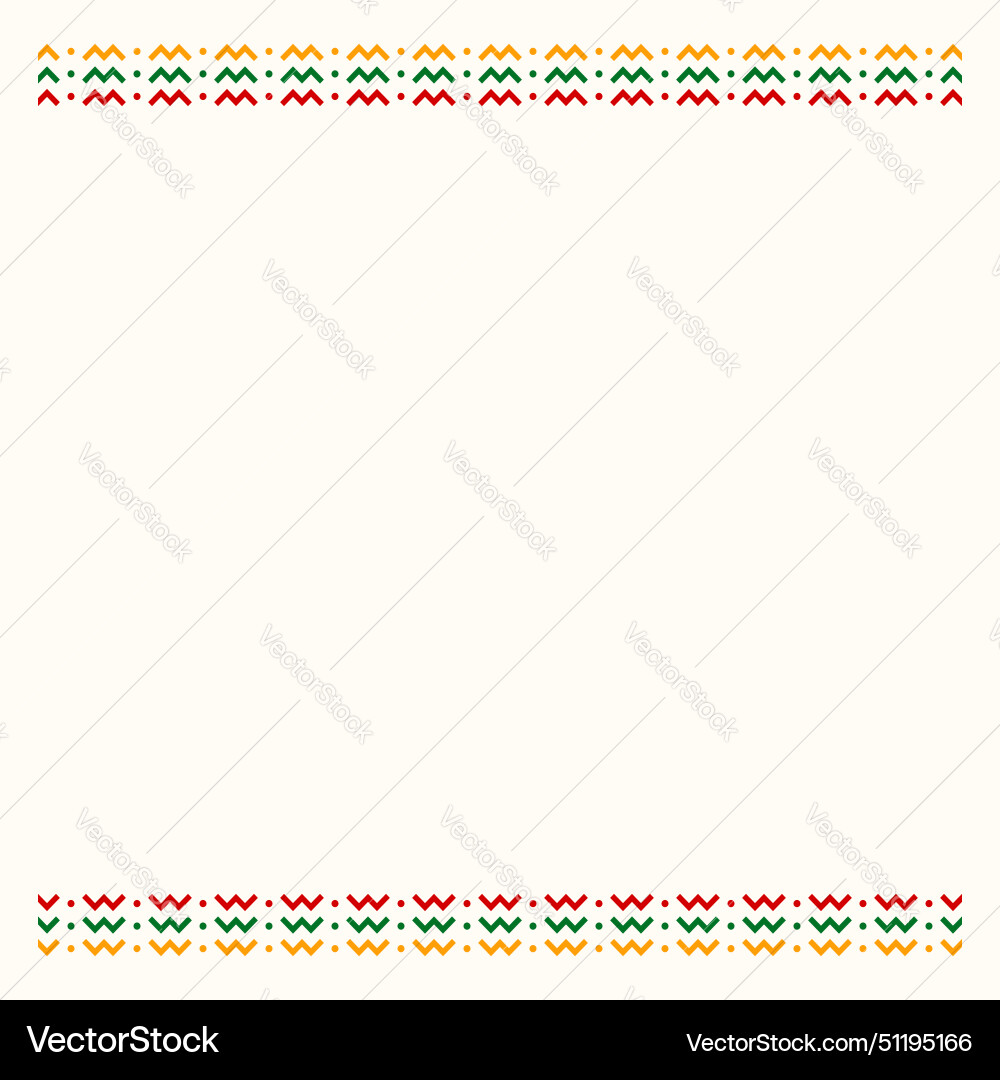 Juneteenth frame design element collection Vector Image