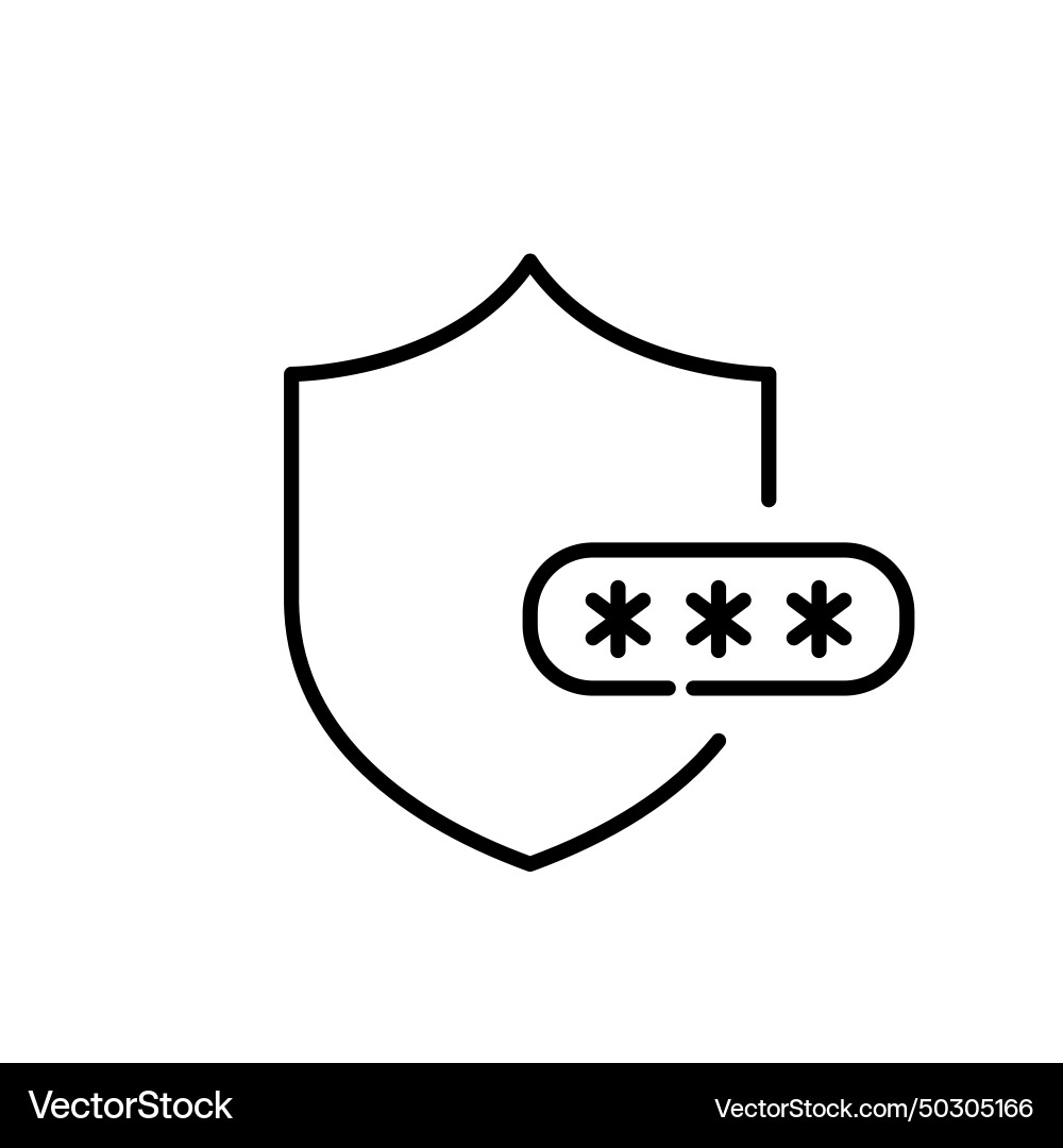 Shield and password dialogue box pixel perfect Shield and password dialogue box pixel perfect vector image