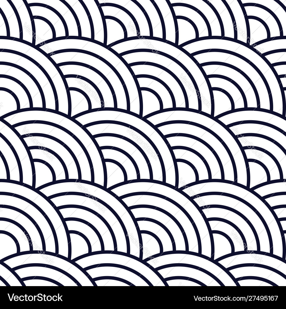 Abstract Circle Pattern - Seamless vector image