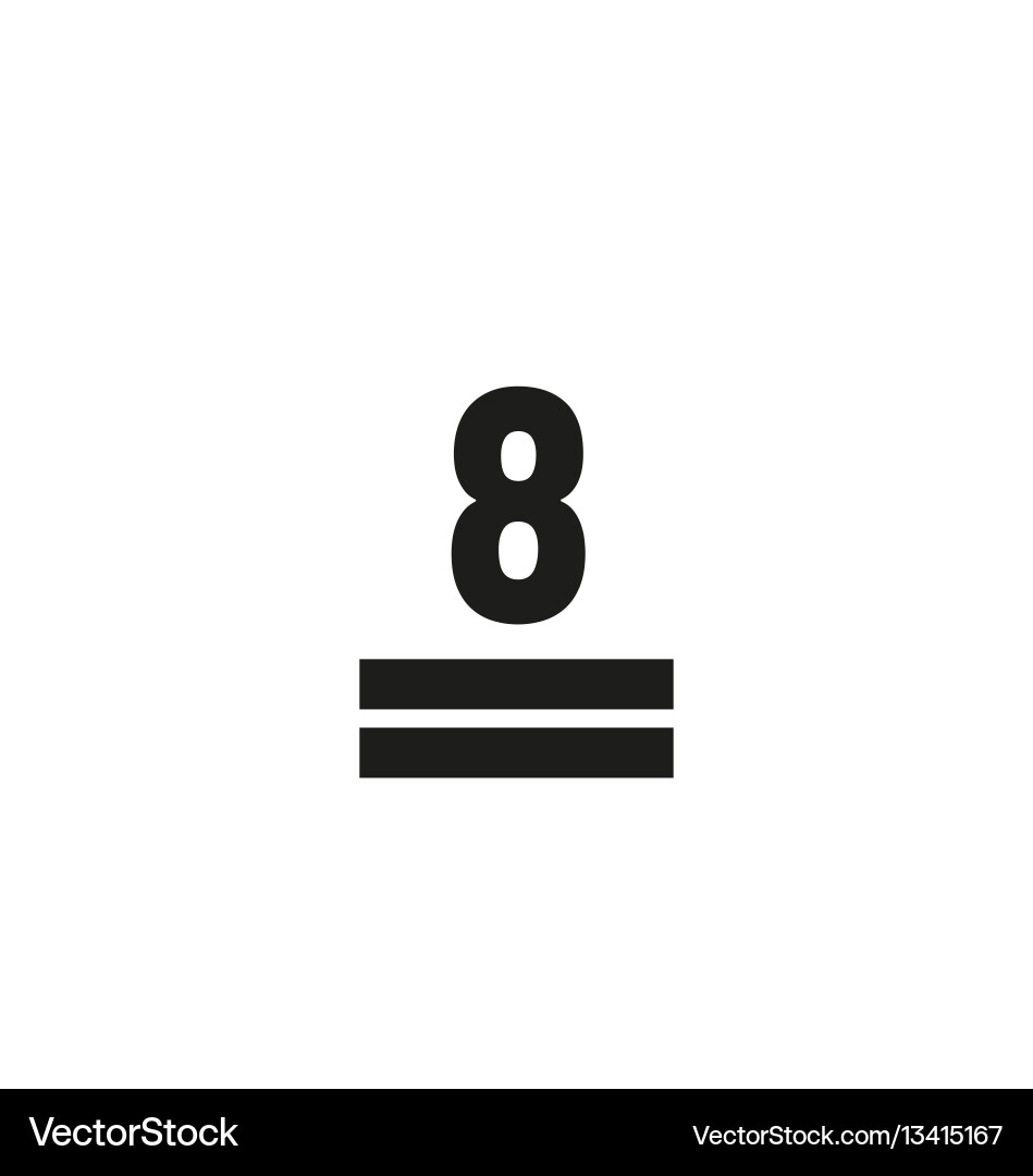 Maximum stack symbol on white background Maximum stack symbol on white background vector image