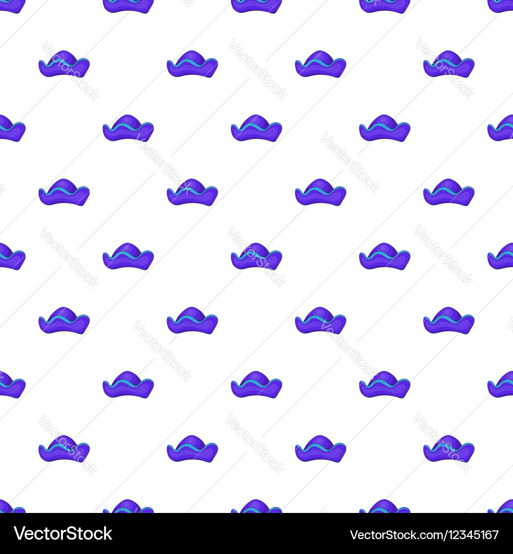 Pirate hat pattern cartoon style Royalty Free Vector Image