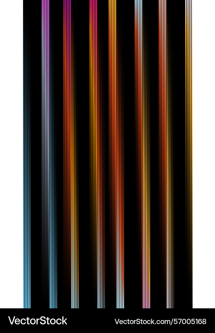 Background of multicolored lines with gradient Background of multicolored lines with gradient vector image