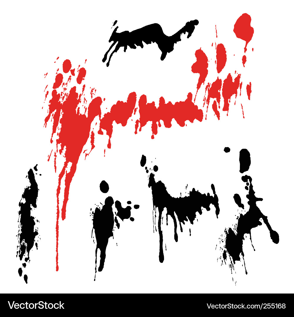 Blots Vector Image