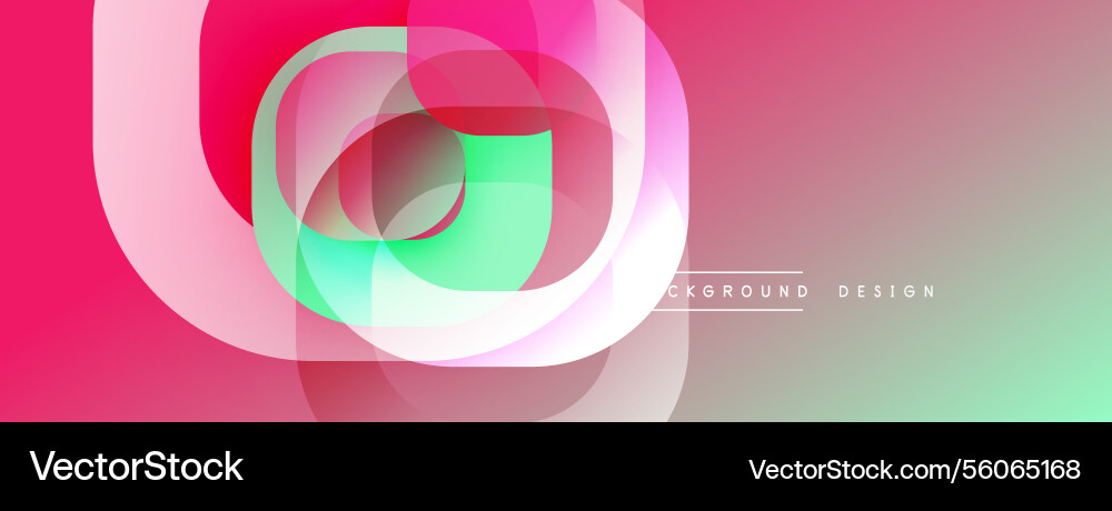 Circular abstract design with overlapping Circular abstract design with overlapping vector image