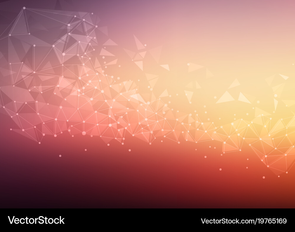 Abstract 3d mesh background vector image