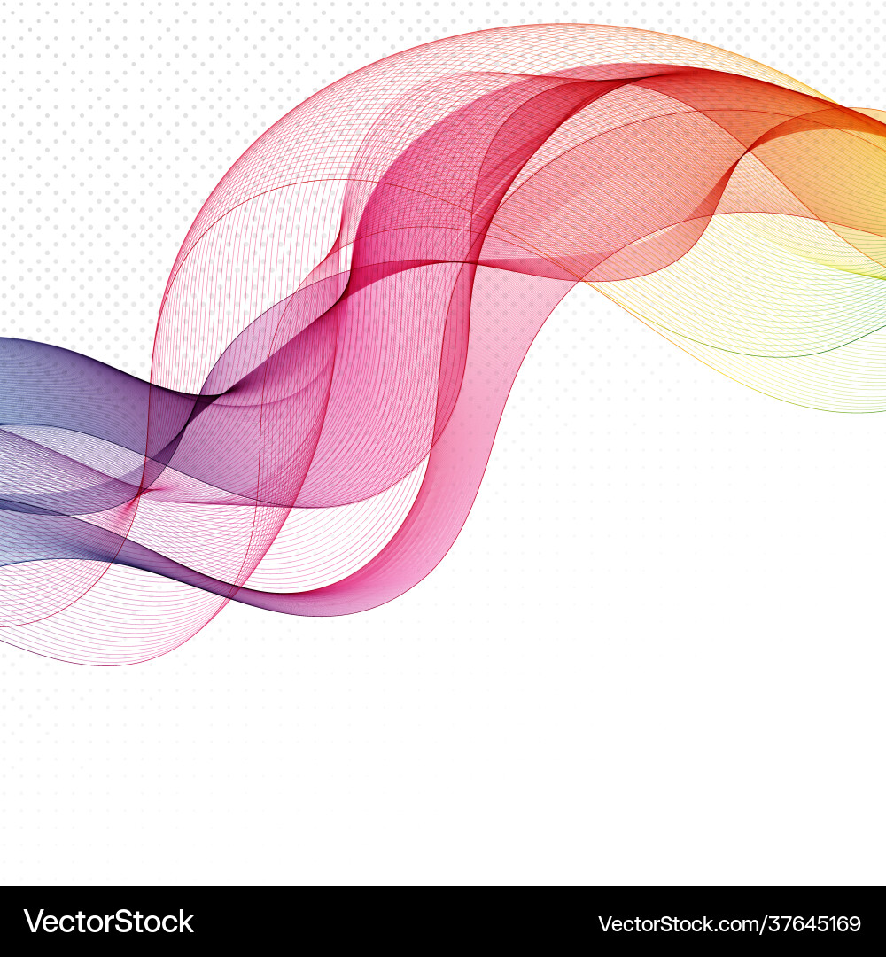 Abstract smooth color wave curve flow motion Abstract smooth color wave curve flow motion Vector Image