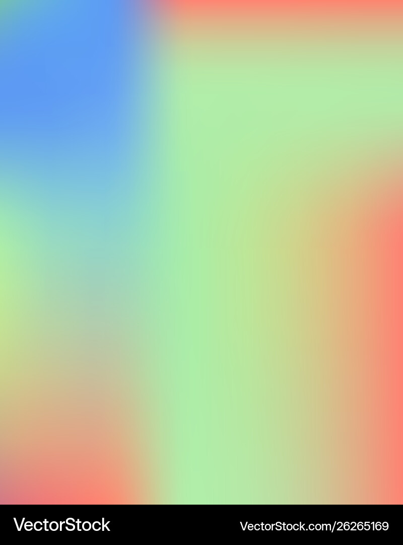 Gradient mesh painted in different colors Vector Image