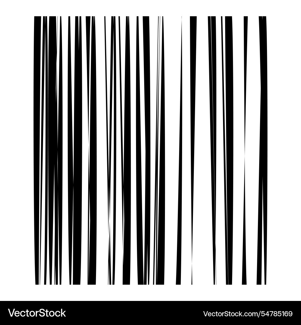Vertical black lines irregular stripe pattern Vertical black lines irregular stripe pattern vector image