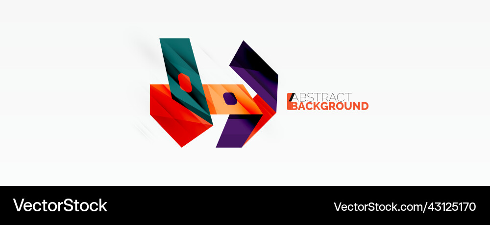 Abstract line and triangle background creative Abstract line and triangle background creative Vector Image