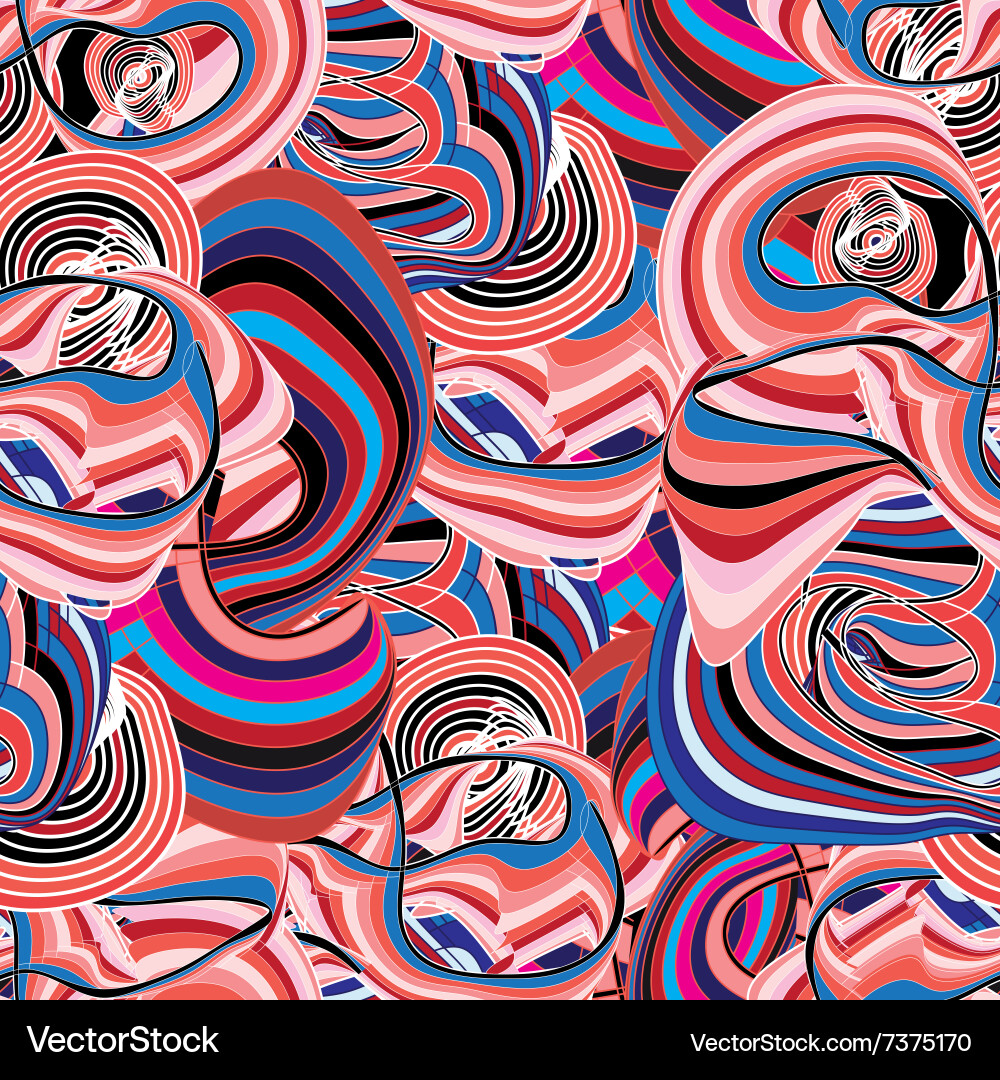 Beautiful abstract with curls Vector Image