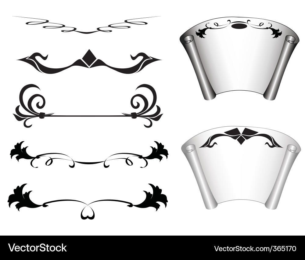 Design elements vector image