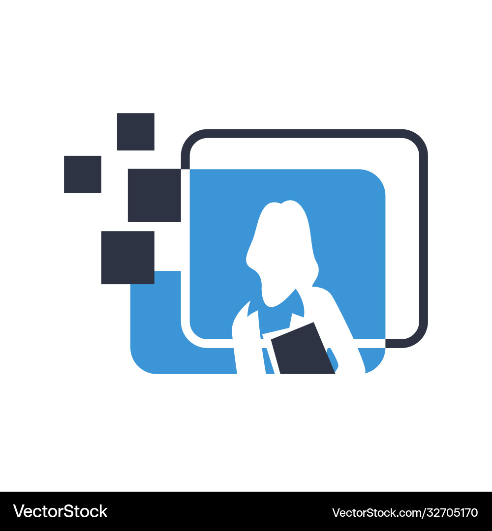 Digital school internet course learn online Digital school internet course learn online Vector Image