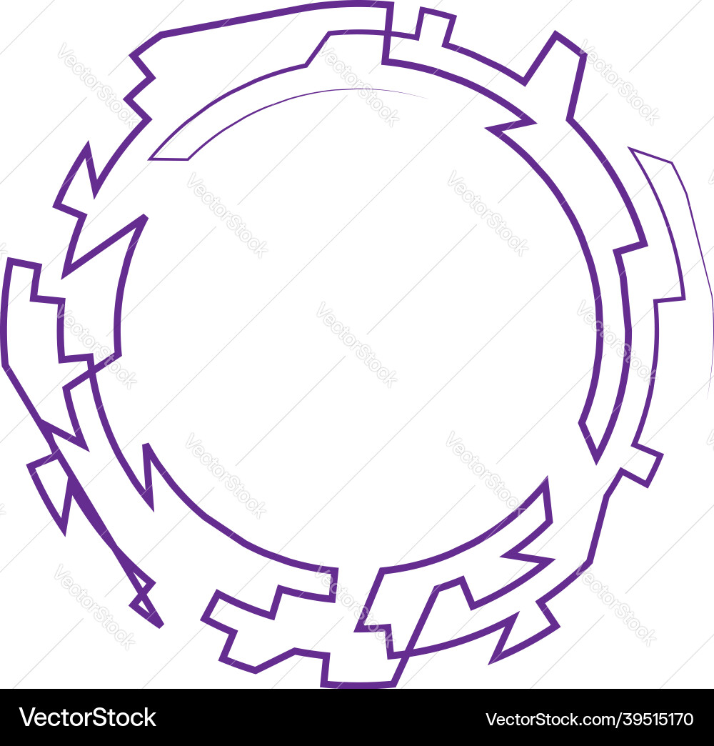 Geometric random circular element abstract Geometric random circular element abstract Vector Image