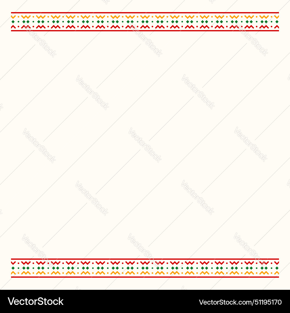 Juneteenth frame design element collection Vector Image