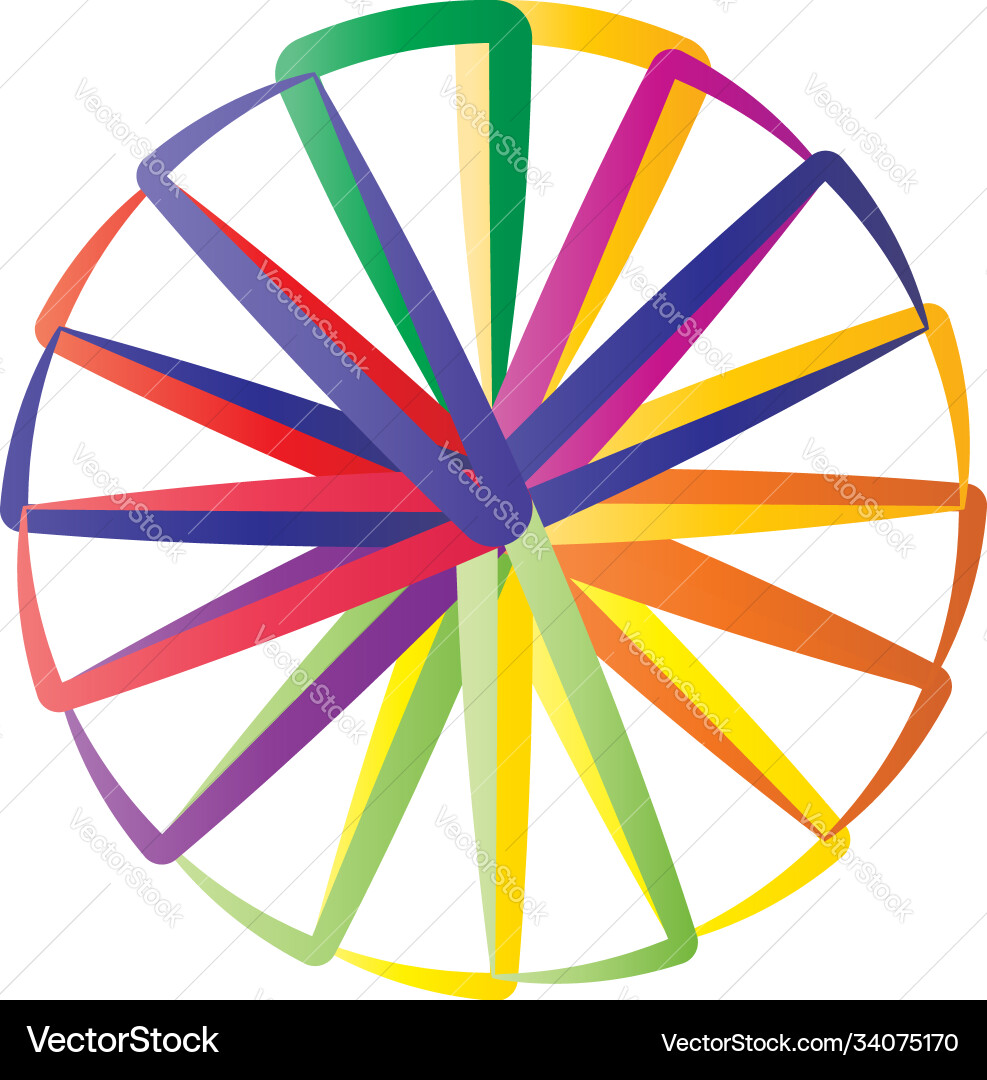 Simple pie chart-graph and diagram circle Simple pie chart-graph and diagram circle Vector Image