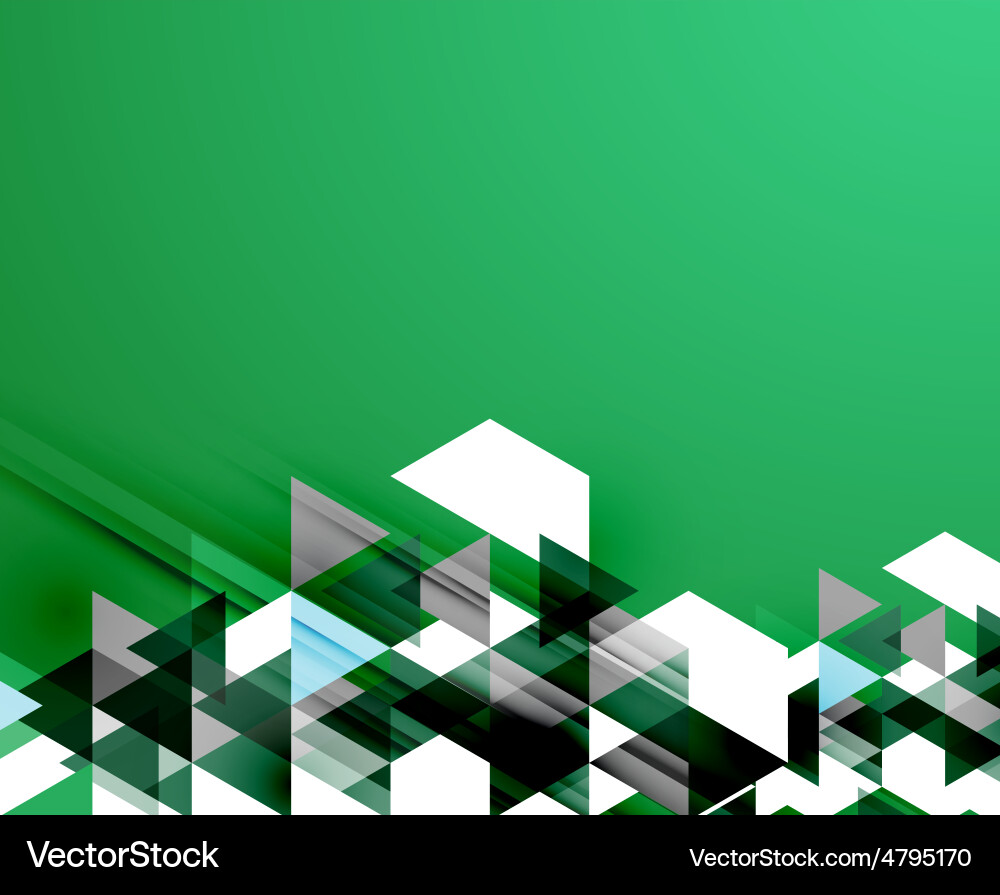 Triangle pattern composition abstract background Vector Image
