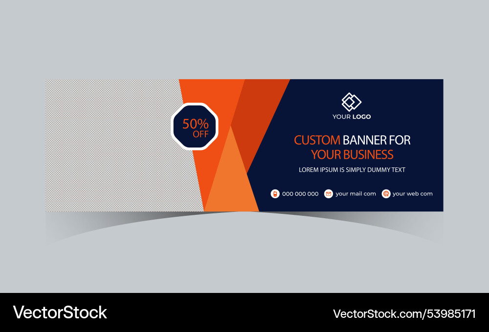 Abstract banner design web template gradient Vector Image
