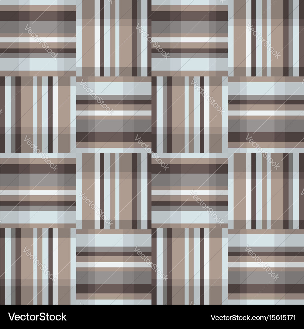 Abstract geometric seamless pattern square stripe vector image