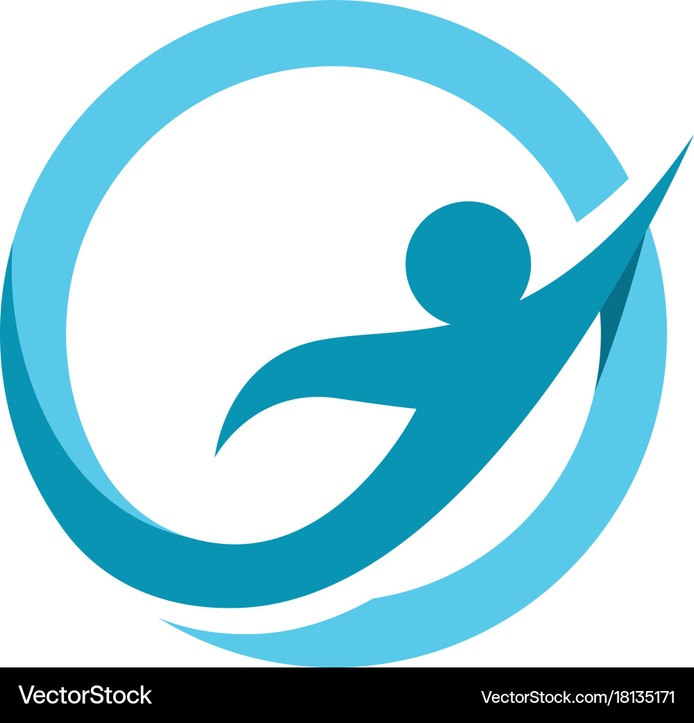 Gesundes Leben Logo-Symbol vektorbild
