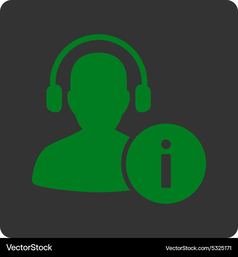 Help desk icon from commerce buttons overcolor set vector image