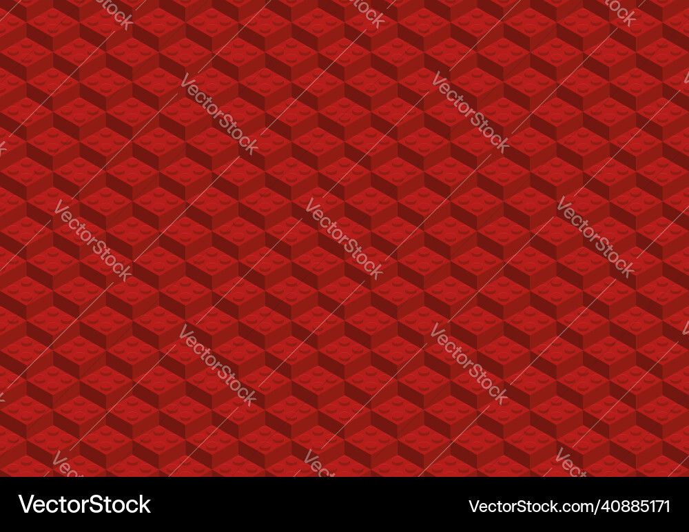 Plastic constructor game seamless pattern toy Plastic constructor game seamless pattern toy vector image