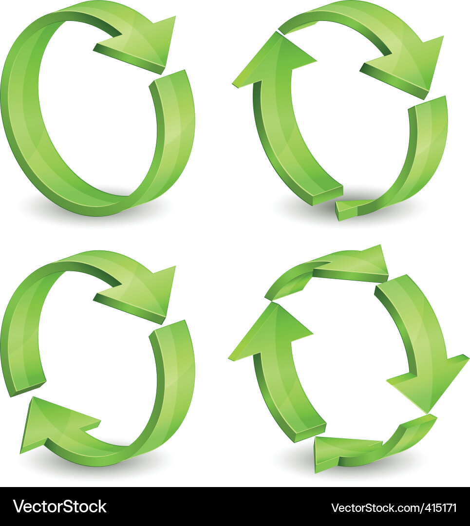 Rounded arrow Vector Image