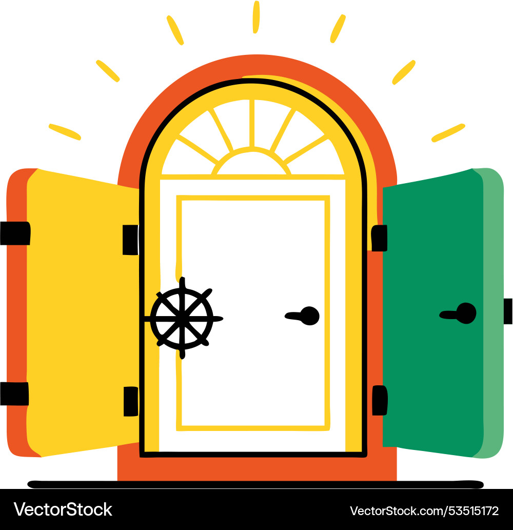 Fortress lock the ultimate solution for securing Fortress lock the ultimate solution for securing vector image