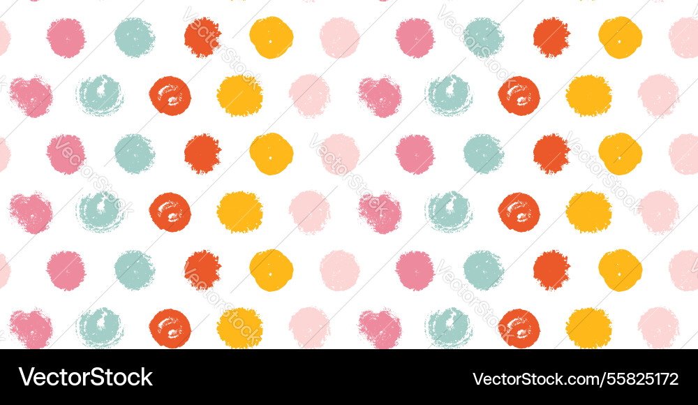 Rectangular seamless pattern with colorful points Rectangular seamless pattern with colorful points vector image