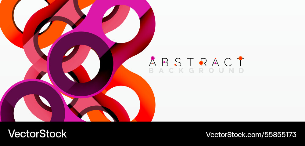 Abstract geometric pattern with interlocking Vector Image