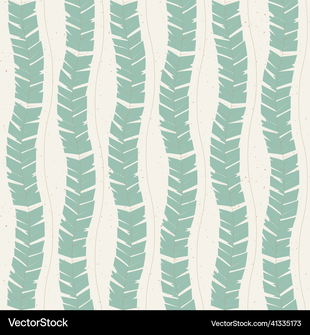 Abstract seamless pattern with feathers Vector Image